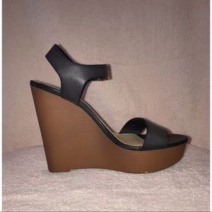 black and brown wedges from forever 21